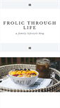 Mobile Screenshot of frolic-through-life.com