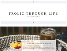Tablet Screenshot of frolic-through-life.com
